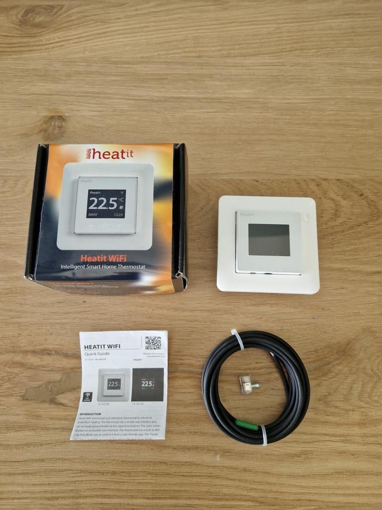 Heat it WiFi slimme thermostaat voor vloerverwarming, Doe-het-zelf en Verbouw, Thermostaten, Ophalen of Verzenden, Slimme thermostaat
