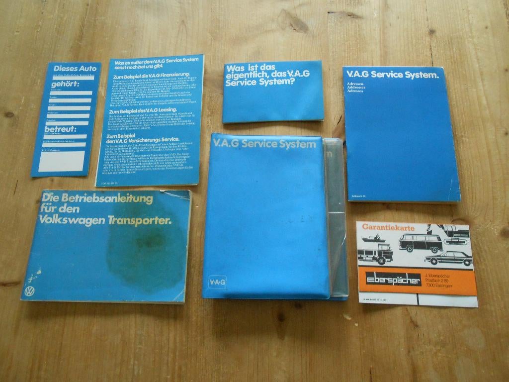 vw volkswagen T3 handleiding servicemap origineel!, Ophalen of Verzenden