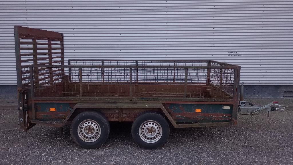 Multifunctionele machinetransporter met loofrekken en klep, Auto diversen, Ophalen, Gebruikt