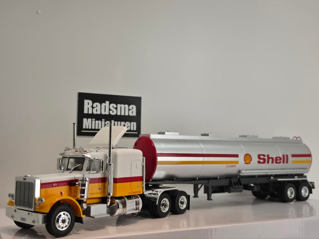 Peterbilt 359 1970 SHELL tankwagen 1/43 serie USA TRUCKS # 1, Overige merken, Ixo, Auto, Ophalen of Verzenden