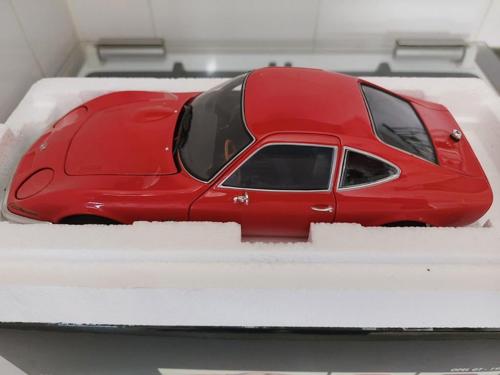 Zeldzame Opel GT 1900 1970 Oranje (nieuw), Ophalen of Verzenden, Nieuw, MiniChamps