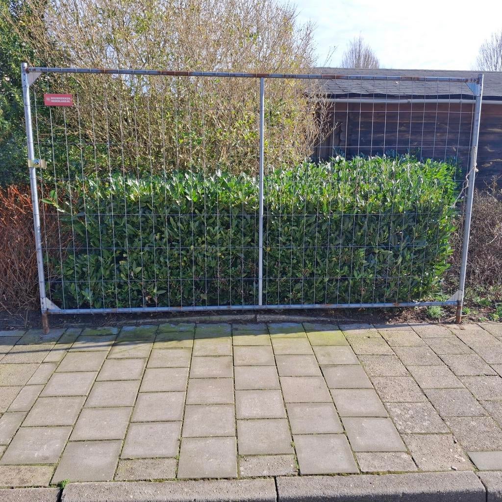 Bouwhek 3 meter afrastering klimop hekwerk, Ophalen of Verzenden, Hout, Tuinhek