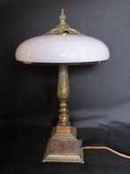 Antieke tafellamp, Ophalen of Verzenden, Zo goed als nieuw, Minder dan 50 cm