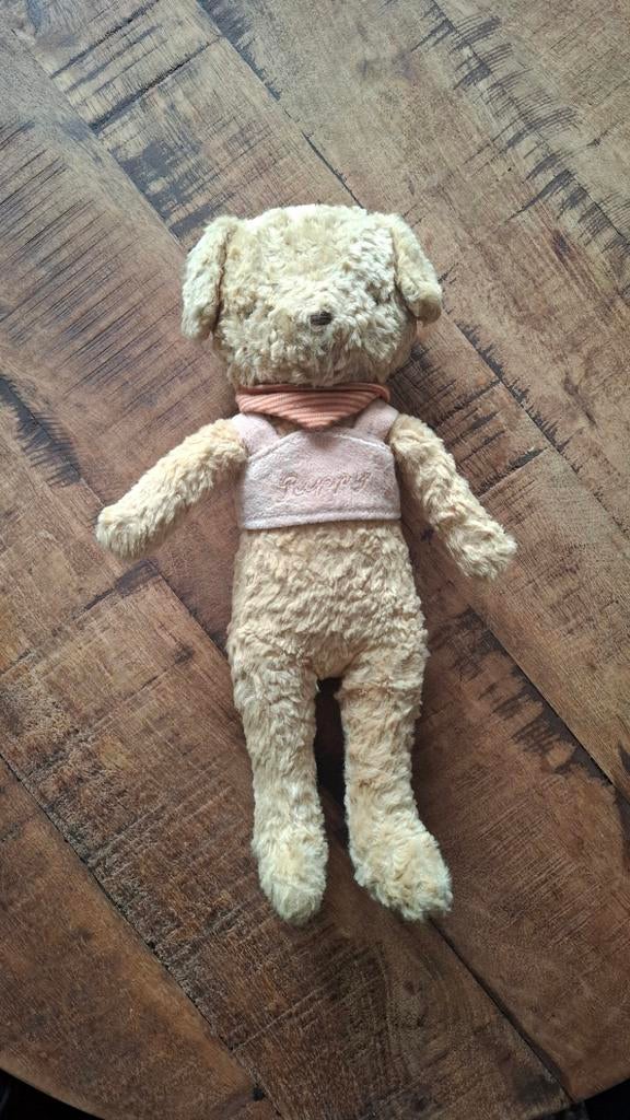 Maileg Puppy - Zo goed als nieuw met tuigje!, Verzamelen, Poppenhuizen en Toebehoren, Ophalen of Verzenden, Zo goed als nieuw