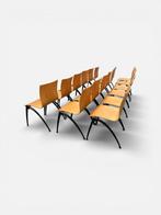 24 x artifort Zeno, Ophalen of Verzenden, Gebruikt, Bruin, Hout