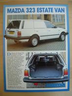 Mazda 323 Estate Van Brochure 1988, Boeken, Mazda, Ophalen of Verzenden, Zo goed als nieuw, Mazda