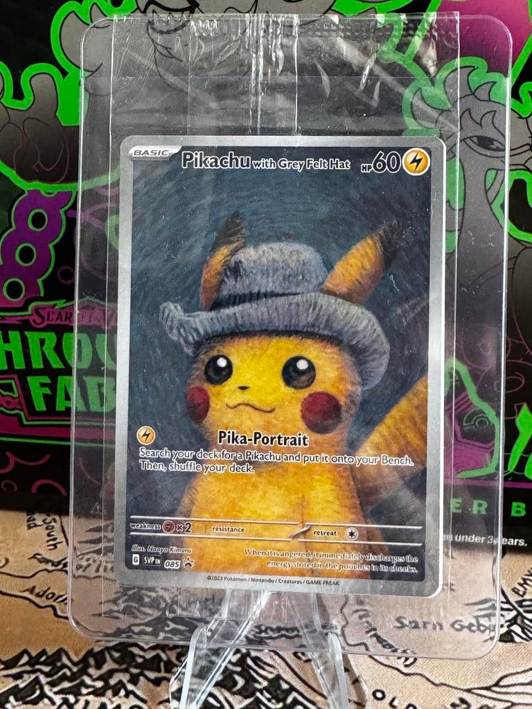 Pikachu Van Gogh svp085, Ophalen, Nieuw, Losse kaart