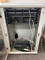 Serverkast met glazen deur, Ophalen, Gebruikt, Glas, Plaatstaal