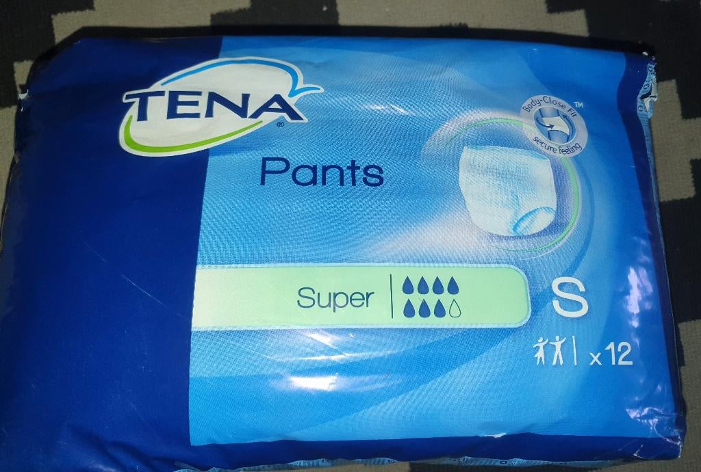 Tena luier broekjes 12 stuks maat Small nieuw, Ophalen of Verzenden, Nieuw