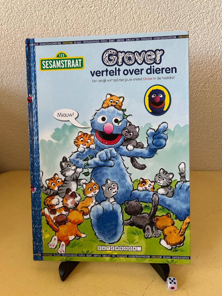 Sesamstraat: Grover vertelt over dieren, Boeken, Kinderboeken | Baby's en Peuters, Gelezen, 3 tot 4 jaar, Ophalen of Verzenden