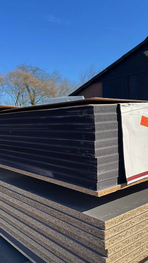 Zwart mdf Unilin 2800x2070x30 mm, Ophalen, Nieuw