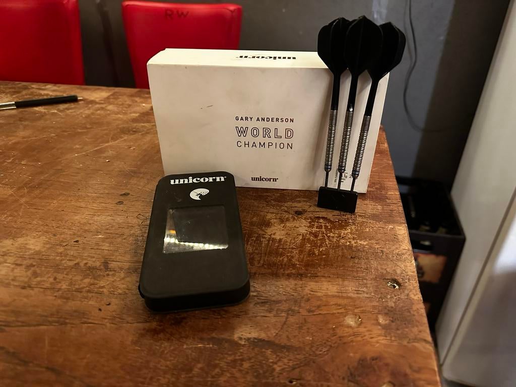 Gary Anderson World Champion darts met K flex, Ophalen of Verzenden, Gebruikt, Pijlen