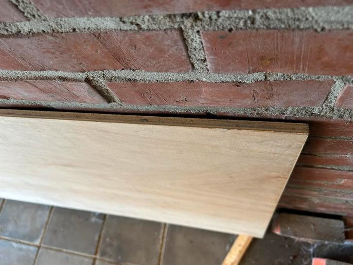 Houten meubelpaneel 214x92x12 cm, Doe-het-zelf en Verbouw, Platen en Panelen, Gebruikt, Hout, Minder dan 20 mm, Ophalen