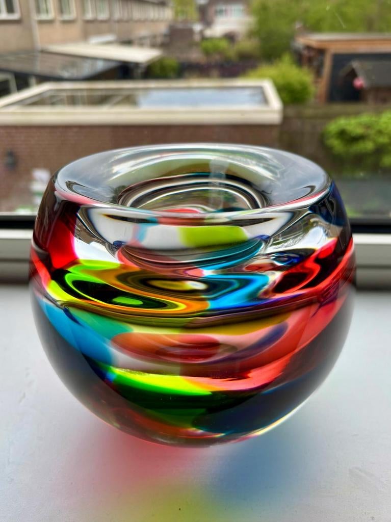 Rainbow vaas Siem van der Marel, Ophalen of Verzenden
