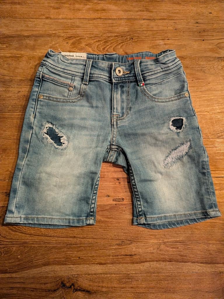 Spijkerbroek kort Vingino maat 122, Kinderen en Baby's, Kinderkleding | Maat 122, Broek, Ophalen of Verzenden, Zo goed als nieuw