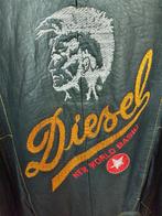 DIESEL leren jack vintage! XL met mooie "tekening" op de rug, Kleding | Heren, Jassen | Zomer, Ophalen of Verzenden, Maat 56/58 (XL)