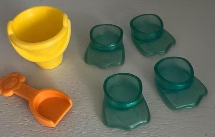 Vintage my little pony accessoires snorkel strand set, Ophalen of Verzenden, Zo goed als nieuw