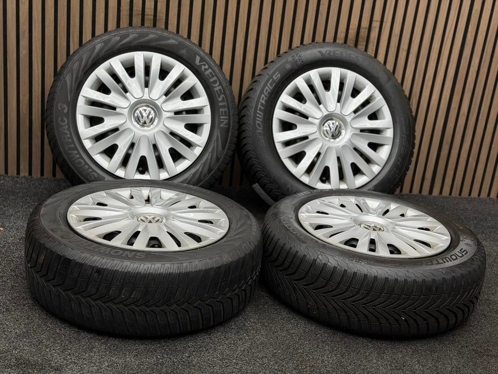 Originele 15 inch VW Golf 7 5x112 ET43 Vredestein 185/65/15, Ophalen, 15 inch, ., Banden en Velgen