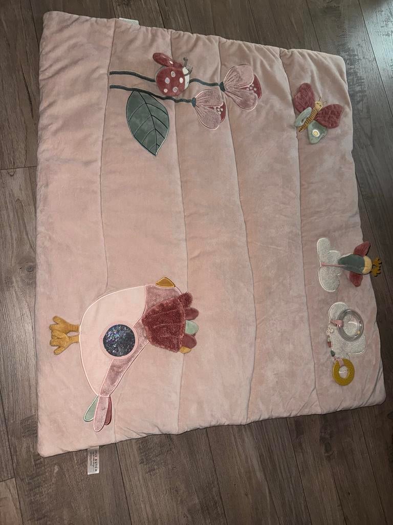 Little Dutch Speelkleed Roze met Dieren en Bloemen, Ophalen of Verzenden, Zo goed als nieuw