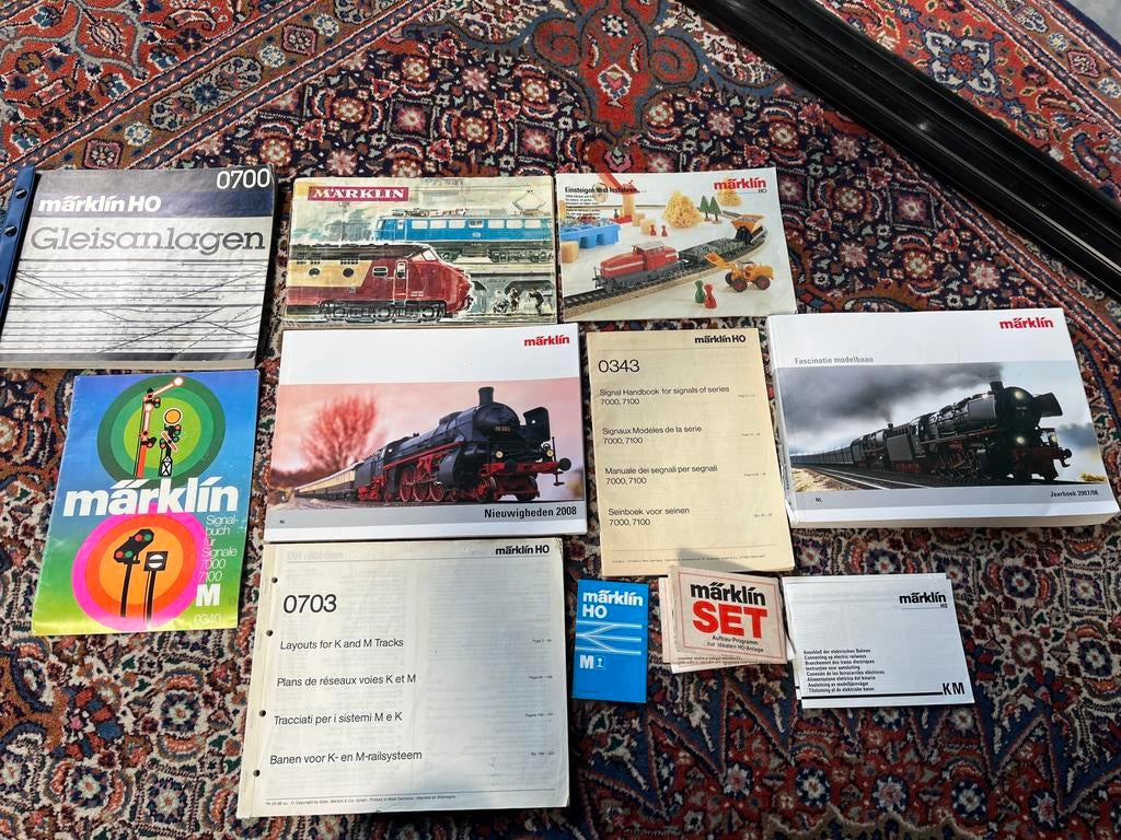 Marklin boeken en folders, Hobby en Vrije tijd, Modeltreinen | H0, Wisselstroom, Gebruikt, Märklin, Boek, Tijdschrift of Catalogus