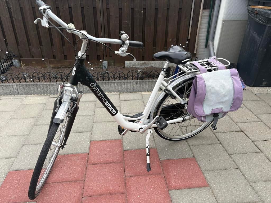 DynamicUnion Damesfiets - Gebruikt met lage instap, Velgrem, Ophalen, Overige merken, 53 tot 56 cm
