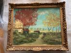 Oud schilderij, Huis en Inrichting, Woonaccessoires | Schilderijen, Tekeningen en Foto's, Ophalen, Zo goed als nieuw, Schilderij
