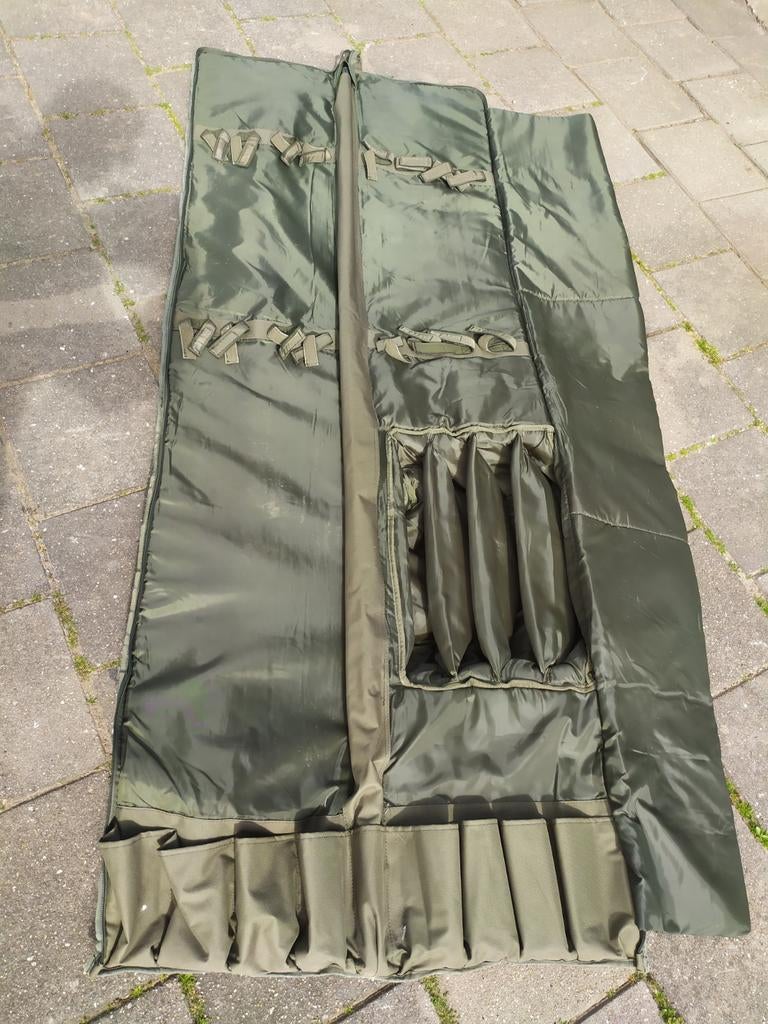 Trakker foudraal 2.15m voor 4 opgetuigde hengels, Watersport en Boten, Ophalen, Gebruikt, Koffer of Tas