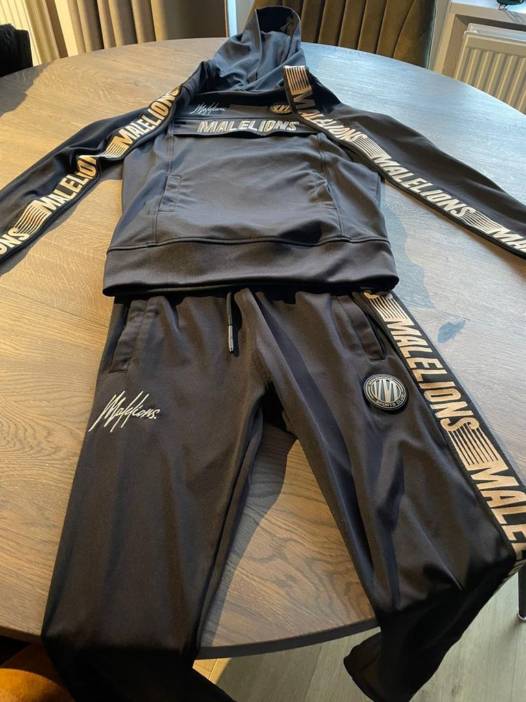 Malelions Trainingspak Zwart - Zo goed als nieuw, Ophalen of Verzenden, Zo goed als nieuw