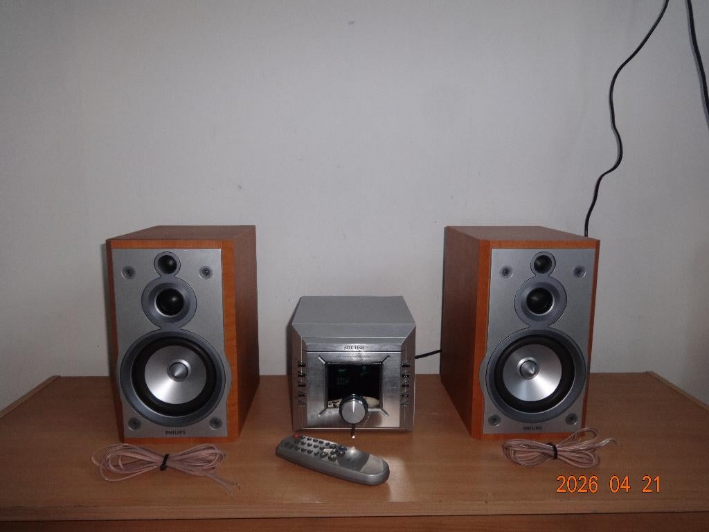 Philips MZ-33 compact audio system, Audio, Tv en Foto, Stereo-sets, Zo goed als nieuw, Cd-speler, Tuner of Radio, Speakers, Overige merken