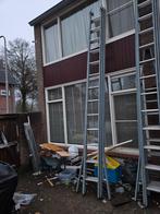 2x dirks glazenwassersladder 3x14en 3x13 35cm afstand., Ophalen