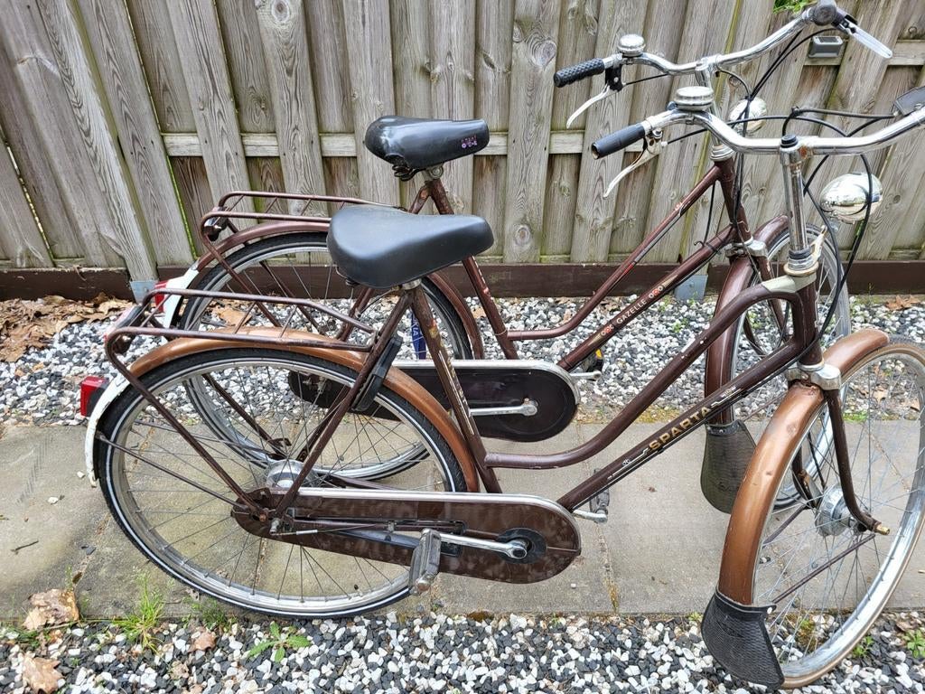 2 x oldtimerfiets Sparta of Gazelle, Fietsen en Brommers, Fietsen | Oldtimers, Ophalen of Verzenden, Gazelle