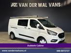 Ford Transit Custom 2.0 TDCI 131pk L2H1 Dubbele Cabine Inric, Auto's, Bestelauto's, Voorwielaandrijving, Stof, 2800 kg, Wit