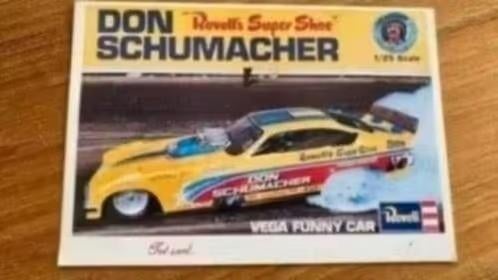 Kaart: boomerang 10 jaar: Don ( the shoe) Schumacher., Ophalen of Verzenden, 1980 tot heden, Ongelopen, Sterren en Beroemdheden