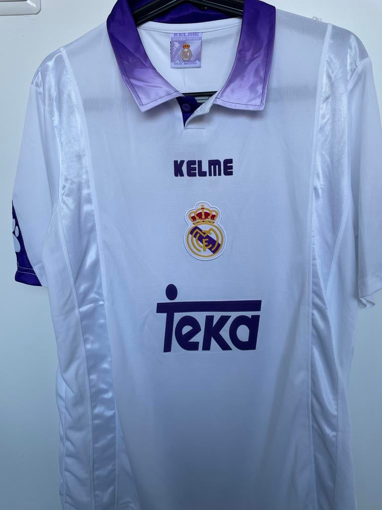 Retro Real Madrid Seedorf Thuisshirt Maat L ajax Milan juve, Maat L, Ophalen of Verzenden, Nieuw, Shirt