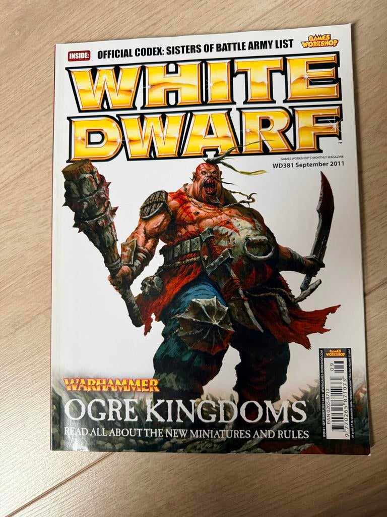 White Dwarf Magazine WD381 September 2011 - Warhammer, Ophalen of Verzenden, Gelezen, Overige typen