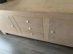Eiken houten dressoir 200x50x85 cm, Huis en Inrichting, Kasten | Dressoirs, Ophalen, Gebruikt, Met deur(en), Eikenhout