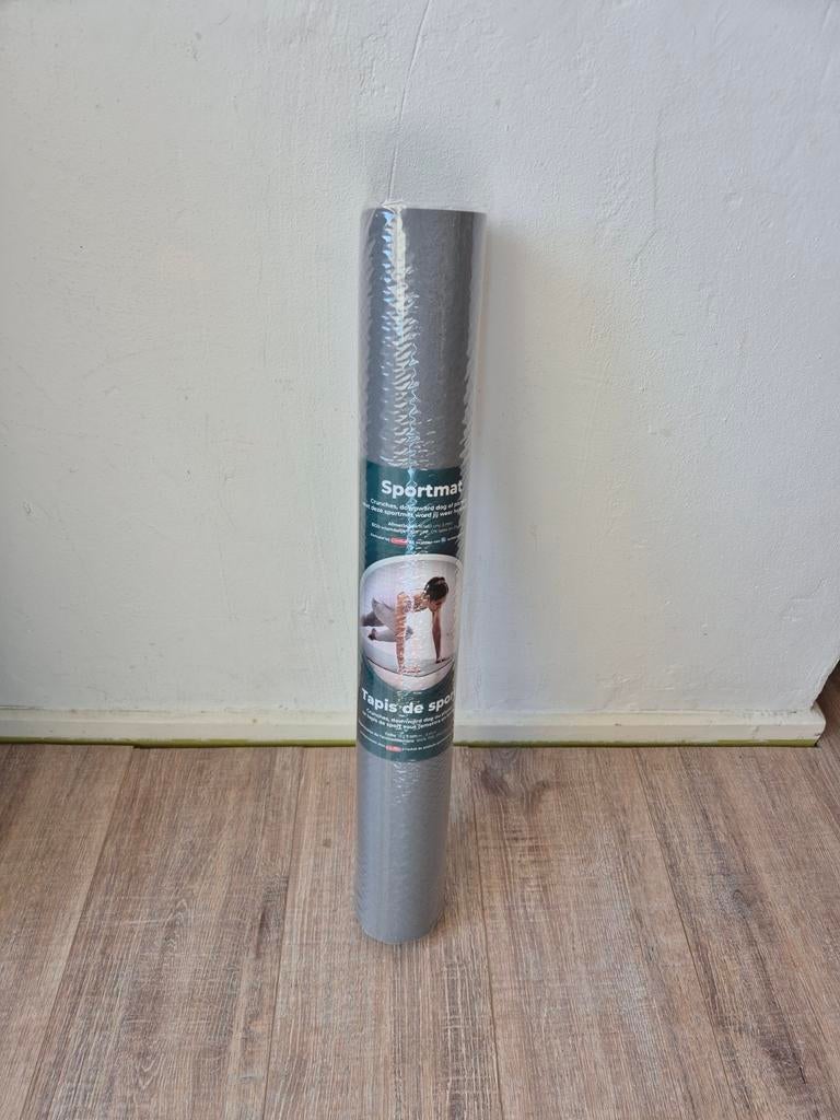 Nieuwe Sportmat / Yogamat - Grijs, Sport en Fitness, Yoga en Pilates, Ophalen of Verzenden, Nieuw, Yogamat