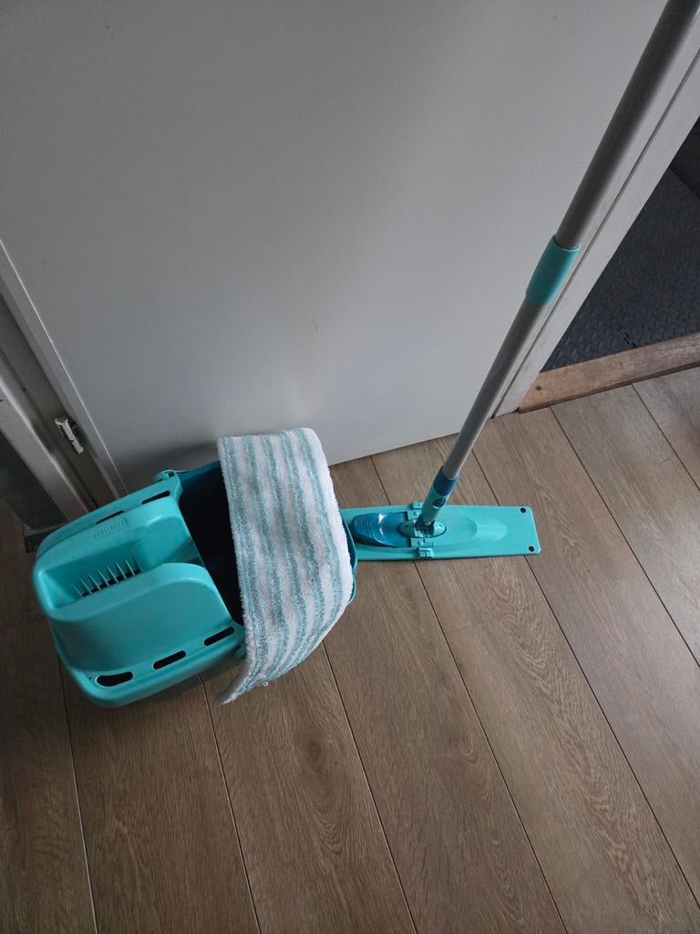 Leifheit dweilset en gratis vloer swiffer, Ophalen, Dweilemmer, -bak, of -wagen