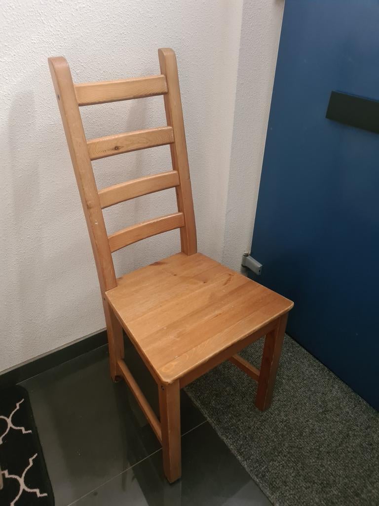 2 Ikea keukenstoelen DIY - gratis af te halen, Ophalen, Gebruikt, Twee, Overige kleuren