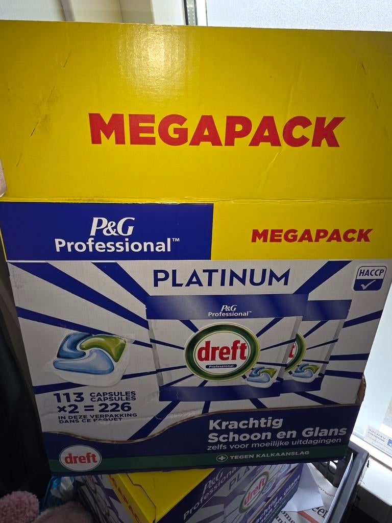 Dreft Platinum vaatwastabletten megapack 226 stuks, Ophalen, Nieuw