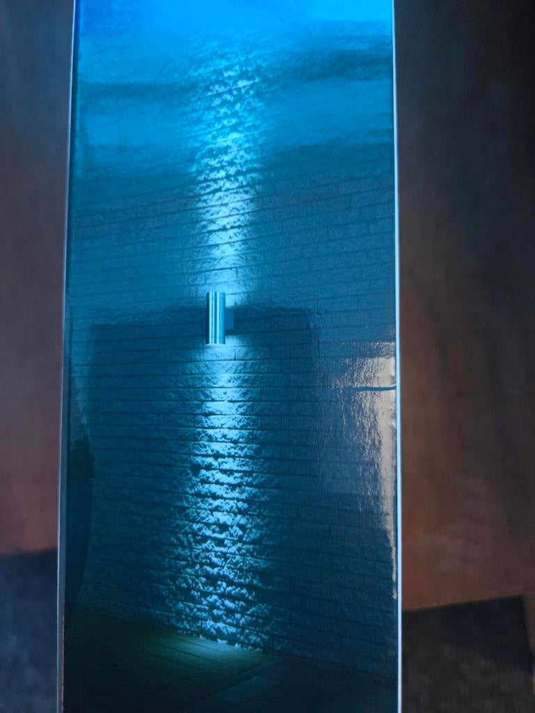 Nieuwe buitenlampen LED met schemerschakelaar, 2 stuks, Tuin en Terras, Buitenverlichting, Ophalen of Verzenden