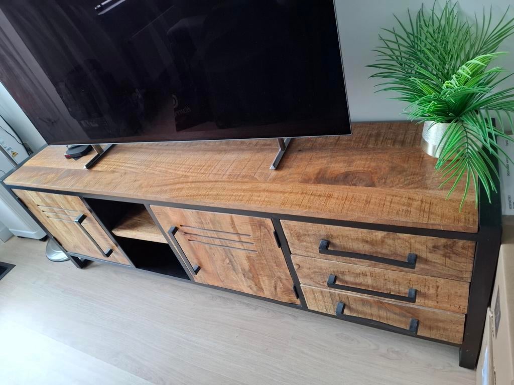 TV dressoir van de Bommel meubelen, industrieel, Gebruikt, 150 tot 200 cm, Minder dan 100 cm, Industrieel