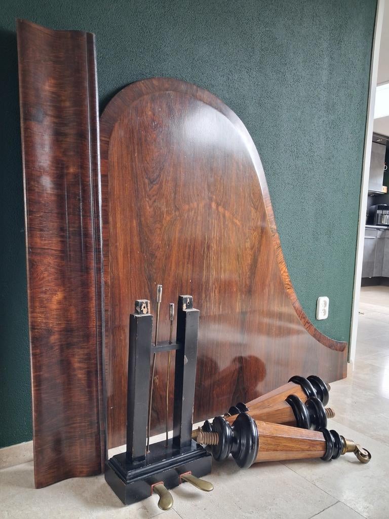 Onderdelen van vleugel, Muziek en Instrumenten, Piano's, Ophalen, Gebruikt, Bruin, Vleugel