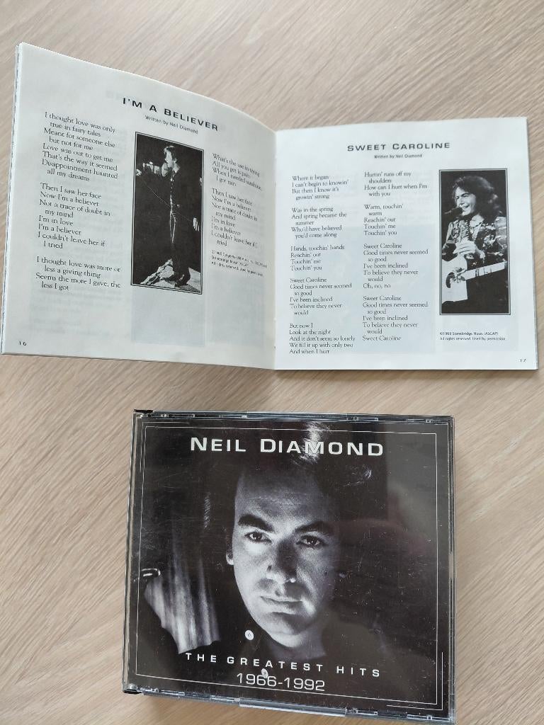 Neil Diamond 2 CD 1966 - 1992, Ophalen of Verzenden, Zo goed als nieuw, Boxset
