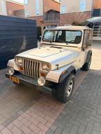 Jeep Wrangler uit 1995., Auto's, Jeep, Beige, Bruin, Handgeschakeld, Vierwielaandrijving