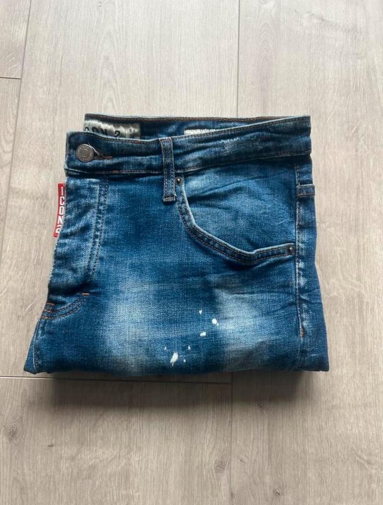 Icon2 spijkerbroek (34), Kleding | Heren, Ophalen of Verzenden, Zo goed als nieuw, Blauw, W33 - W34 (confectie 48/50)