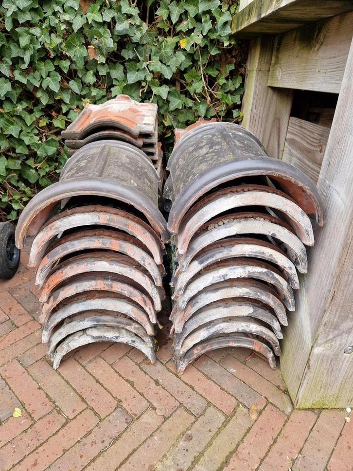 Koramic Narvik nokvorsten, kant/gevelpannen, pannen deest, Doe-het-zelf en Verbouw, Dakpannen en Dakbedekking, Gebruikt, Dakpannen