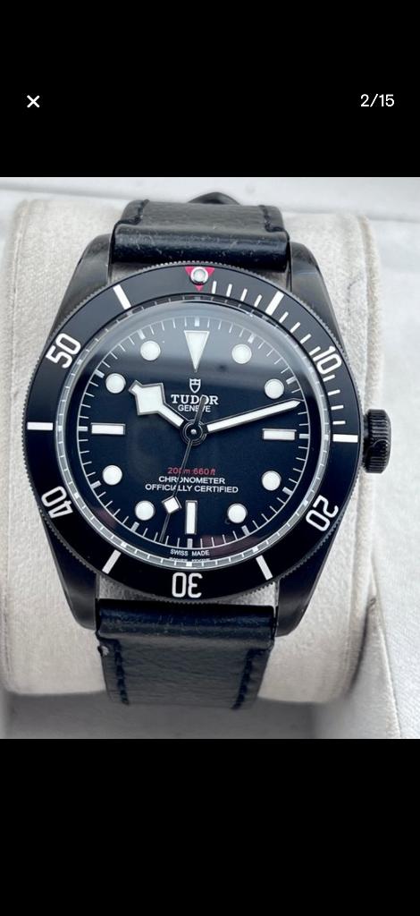 Tudor black bay dark 79230dk, Overige merken, Gebruikt, Staal, Polshorloge