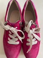 Te koop: leren sneakers, fuchsia, maat 37, zgan, Ophalen of Verzenden, Zo goed als nieuw, Roze, Sneakers of Gympen