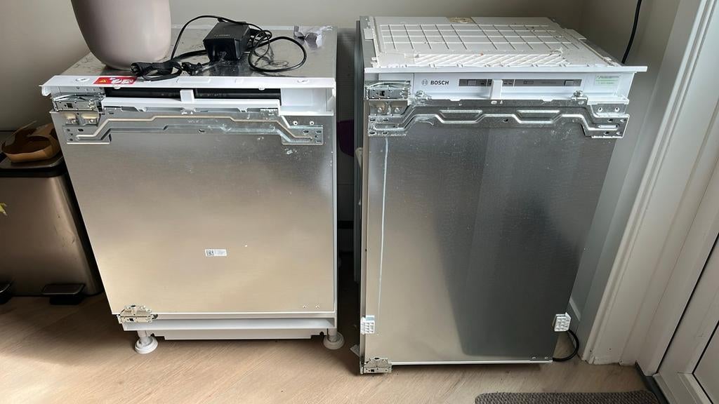 Koelkast Siemens inbouw/ vriezer bosch inbouw, Witgoed en Apparatuur, Koelkasten en IJskasten, Ophalen, Gebruikt, Minder dan 85 cm